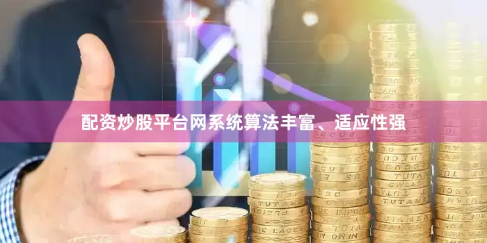 配资炒股平台网系统算法丰富、适应性强